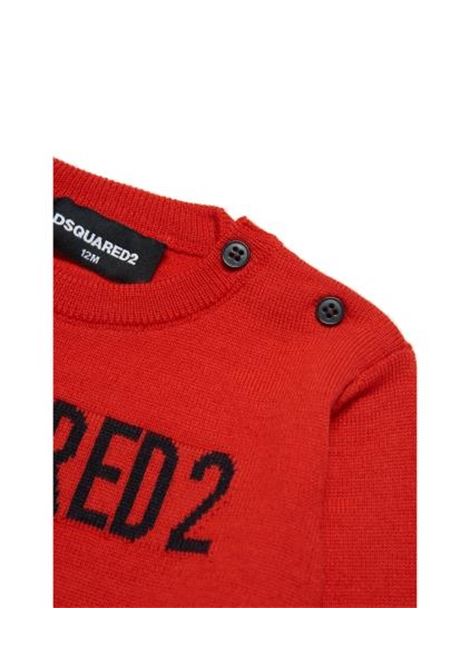 Maglione con intarsio DSQUARED2 JUNIOR | DQ1791 D003FDQ413